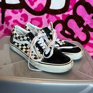 Checkered Old Skool Vans Size 9